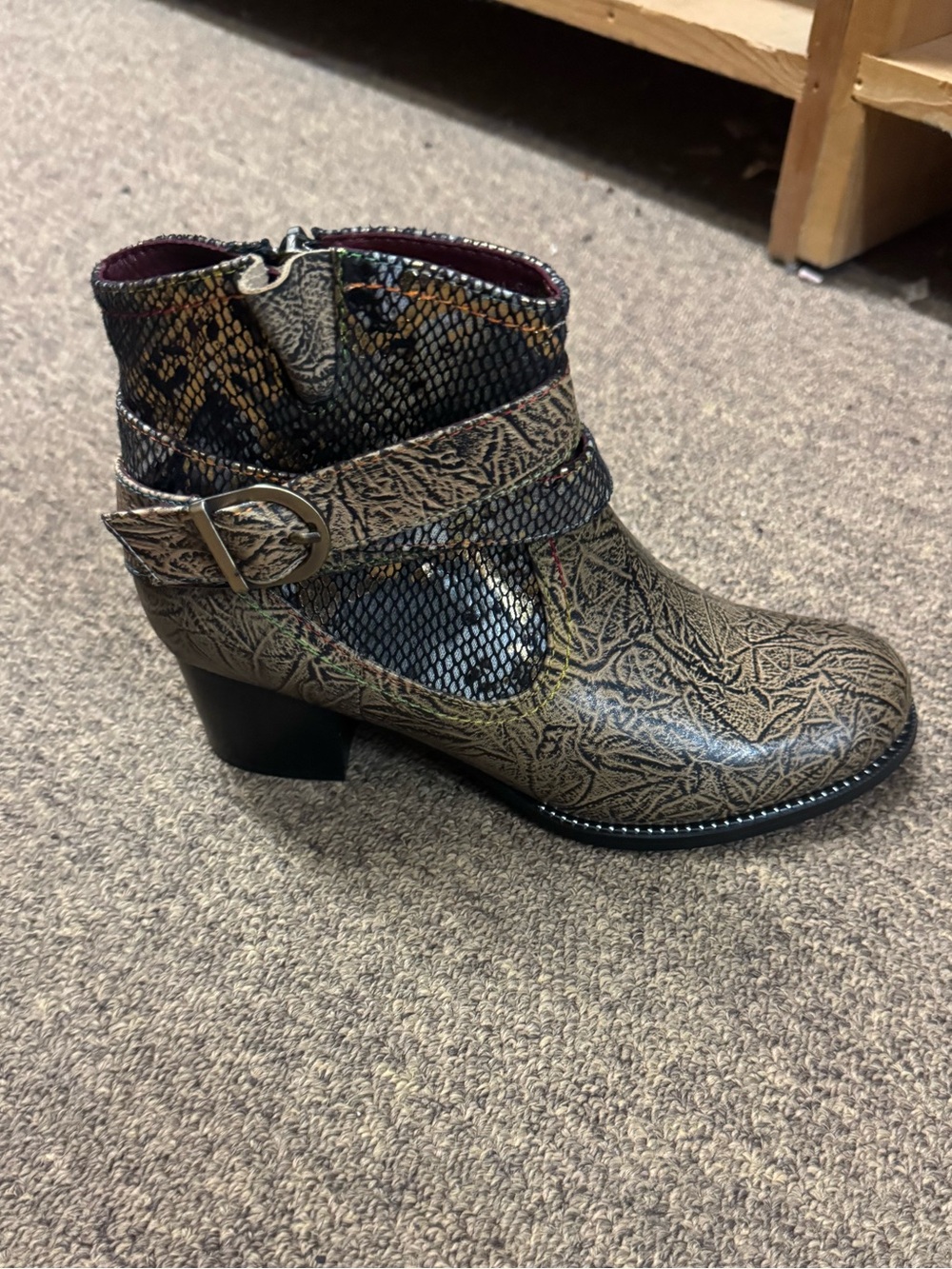 L'Artiste Zhamsha Shine Bootie - Grey Multi